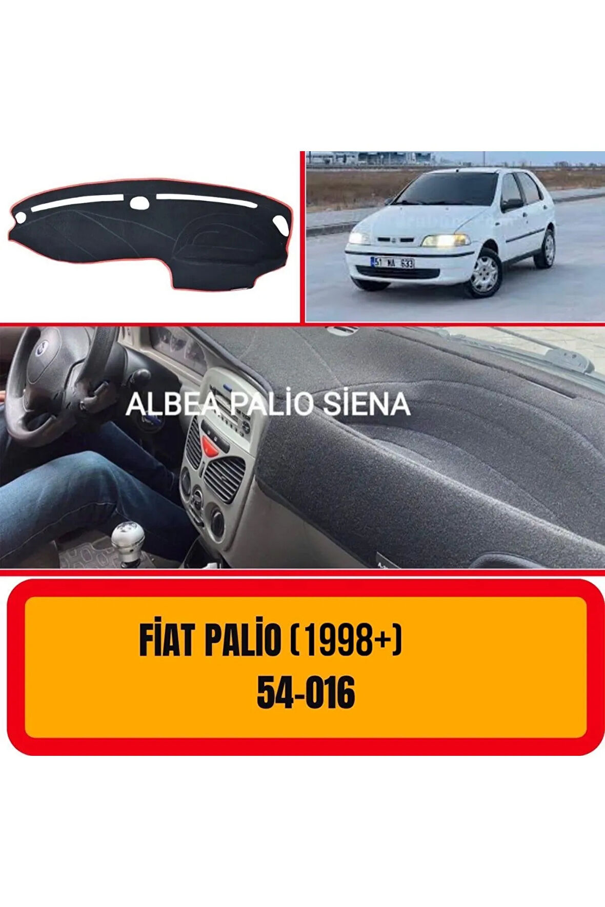 Fiat Palio 2002-2005 Ön Gögüs / Panel / Torpido Korumasi / Kilifi / Halisi / Koruyucu/ A3d/ 3d