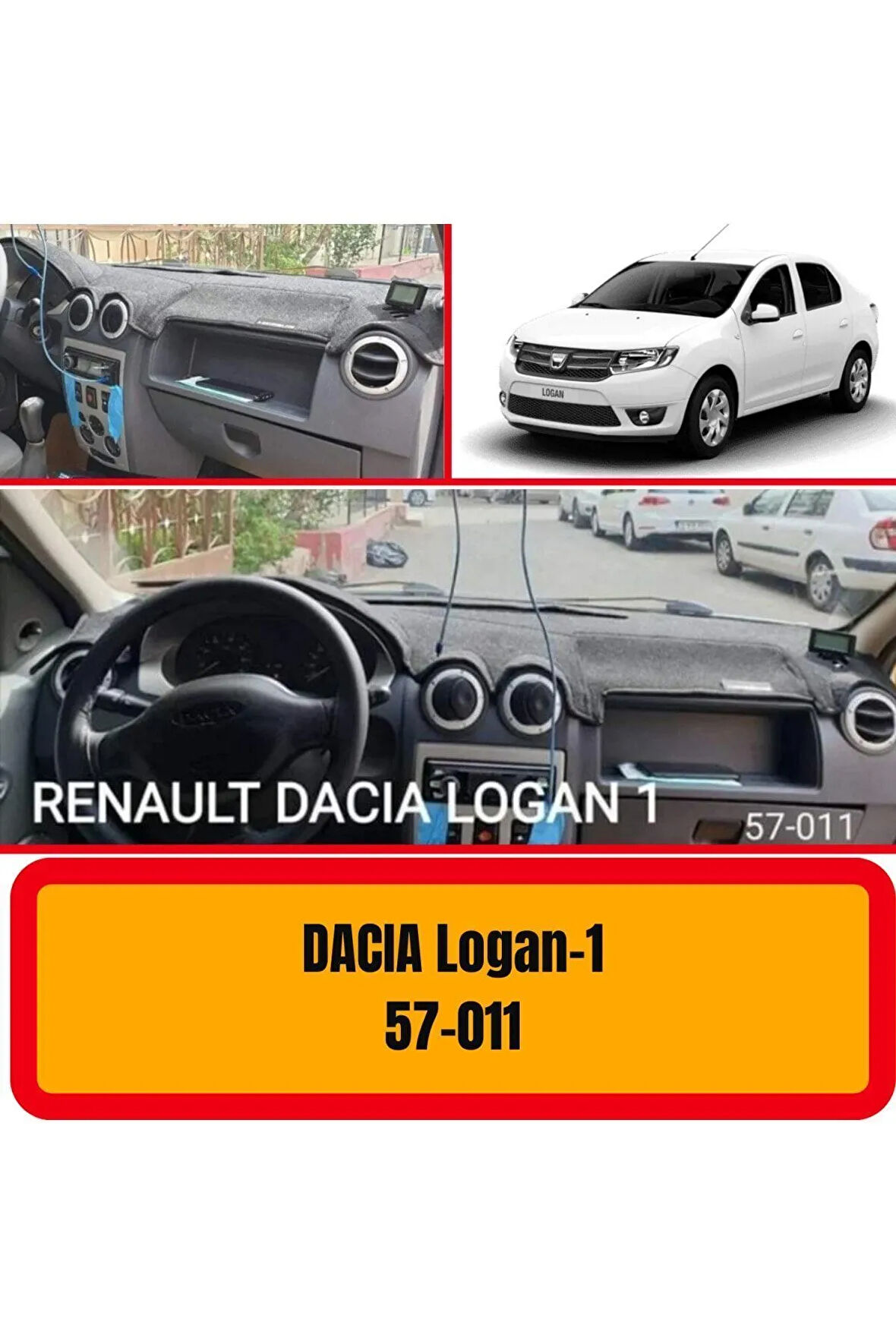 Dacia Logan 1 Ön Torpido Koruma Koruyucu Kilifi Halisi Örtüsü Aksesuarları Yedek Parça