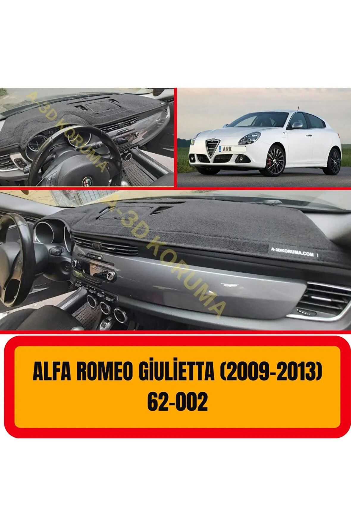 Alfa Romeo Giulietta 2009 - 2013 Ön Gögüs / Panel / Torpido Korumasi / Kilifi / Halisi/ A3d/ 3d