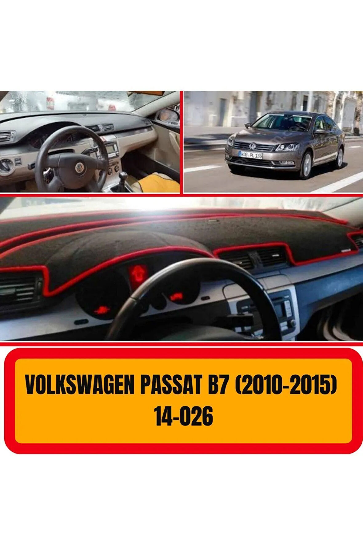 Volkswagen Passat B7 (2010-2015) Ön Gögüs Panel Torpido Koruma Koruyucu Kilifi Halisi Örtüsü Yedek