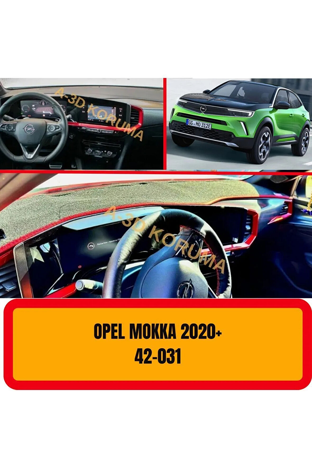 Opel Mokka 2020 Ön Gögüs / Panel / Torpido Korumasi / Kilifi / Halisi / Koruyucu / Örtüsü