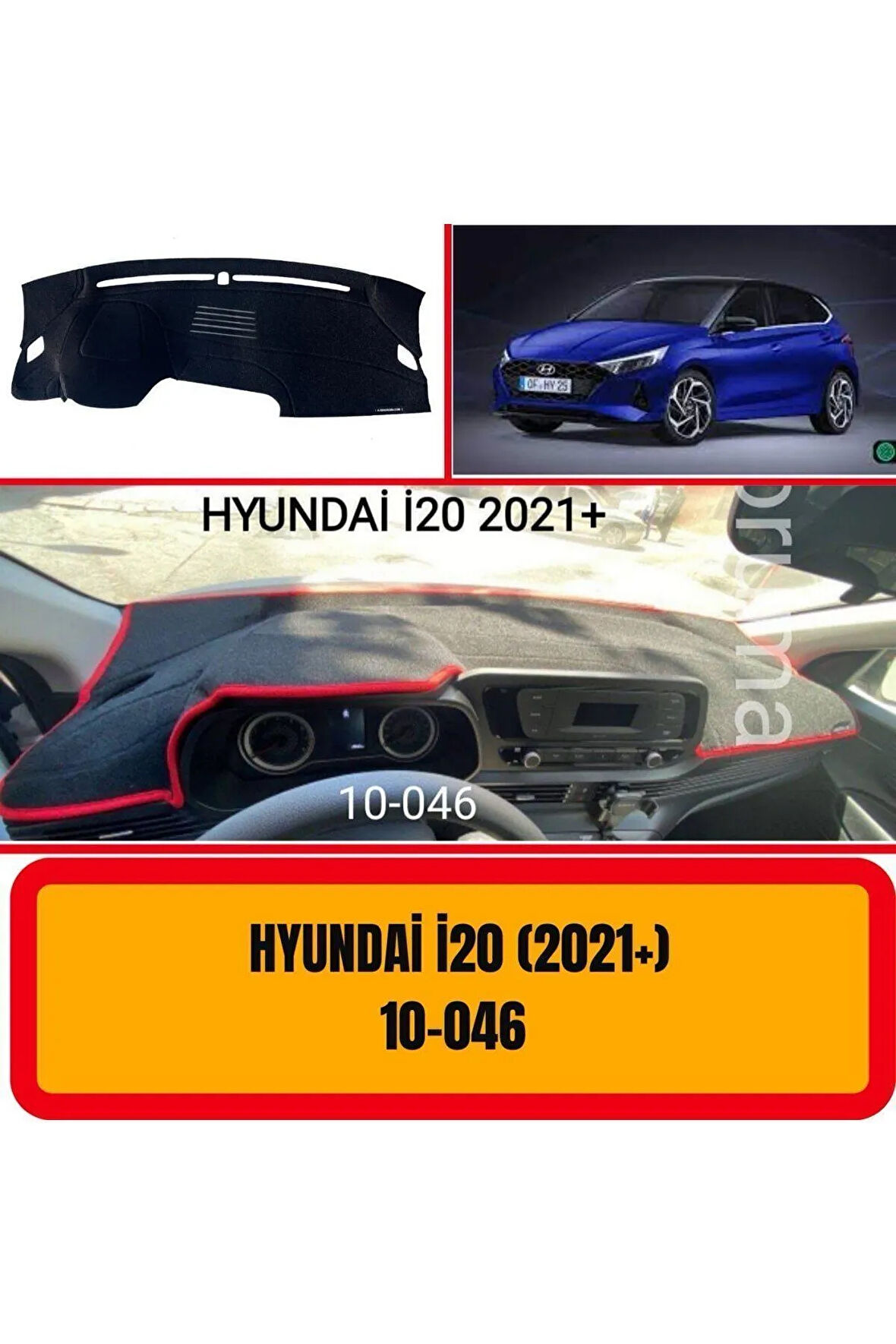 Hyundai I20 2021 Ön Torpido Koruma Koruyucu Kilifi Halisi Örtüsü Aksesuarları Yedek Parça