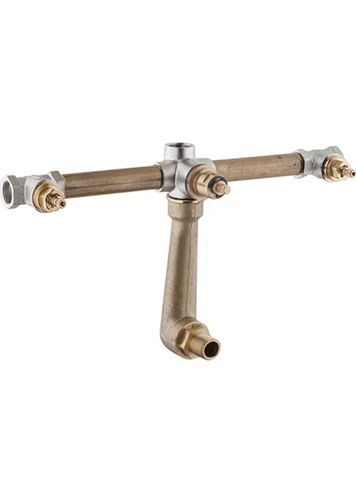 VitrA Juno A40834 Ankastre Banyo Bataryası(Sıva Altı Grubu)Krom