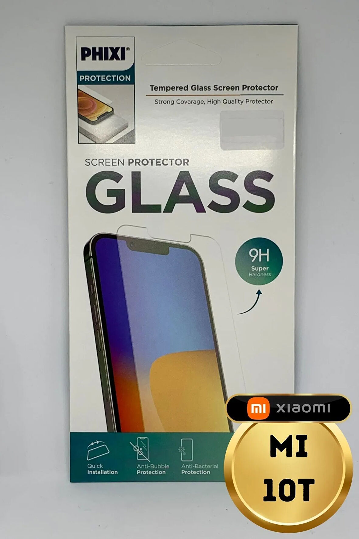 Xiaomi Mi 10T Uyumlu Temperli Tam Koruma Şeffaf Cam Ekran Koruyucu