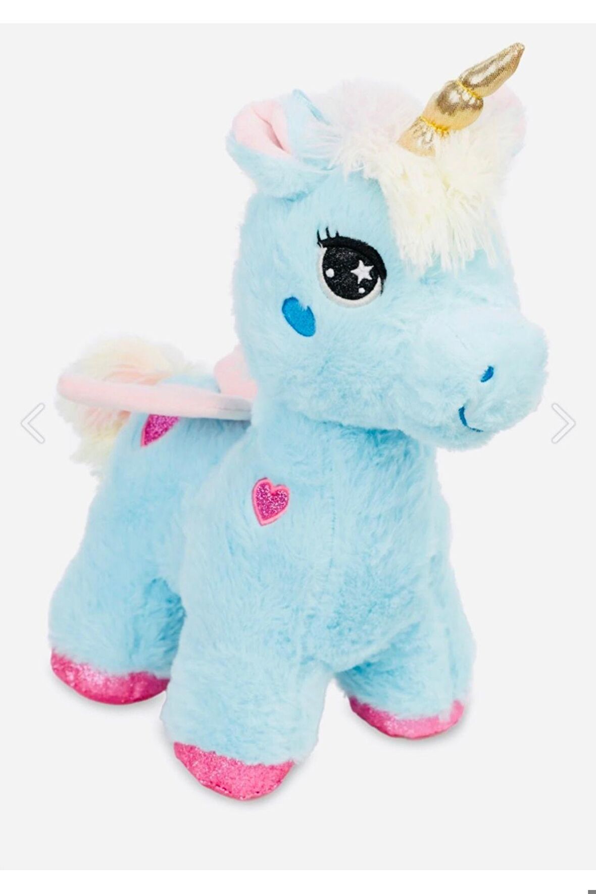 Peluş Kanatlı ve Boynuzlu At Pony Unicorn 35 cm