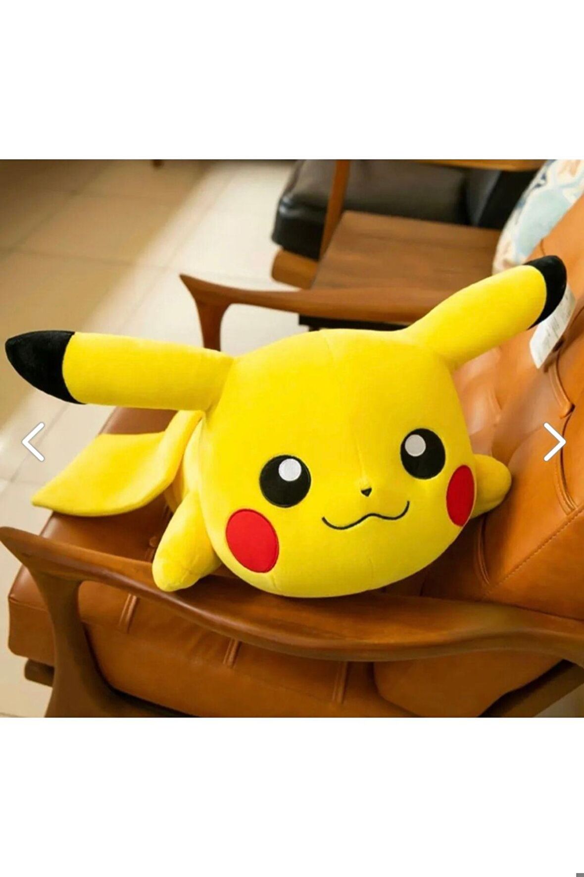 Sevimli Yumuşak Ithal Kumaş Pikachu Pòkemon Peluş Oyuncak 25 Cm