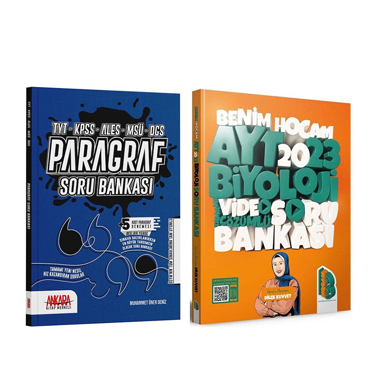 Benim Hocam 2023 AYT Biyoloji ve AKM Paragraf Soru Bankası Seti 2 Kitap