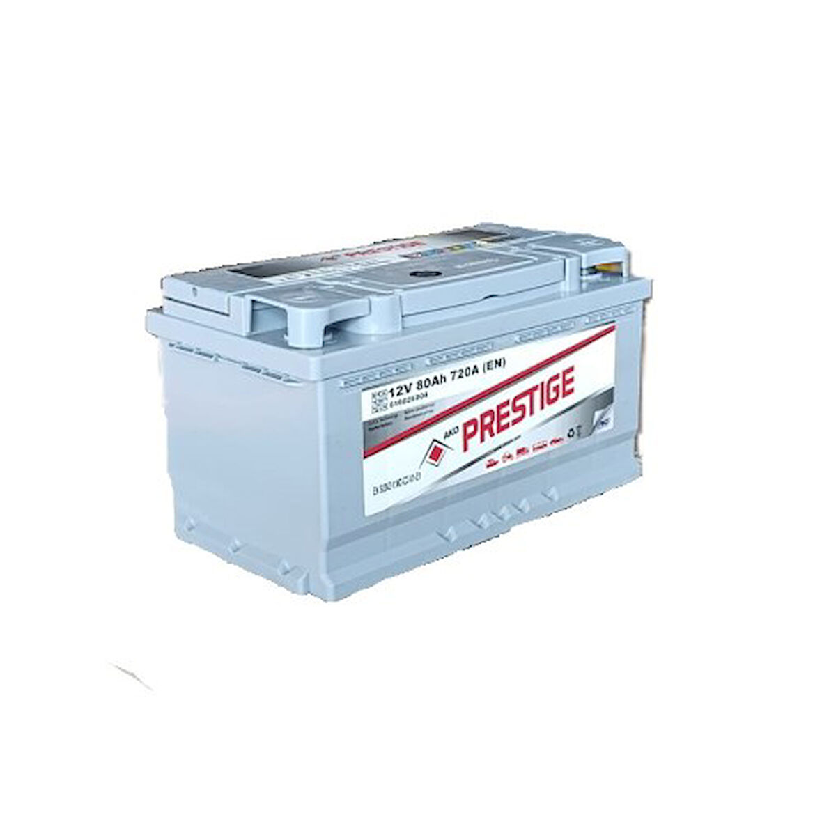 Ako Prestige 12V 80Ah 720A Standart Akü (Üretim Tarihi:2025)