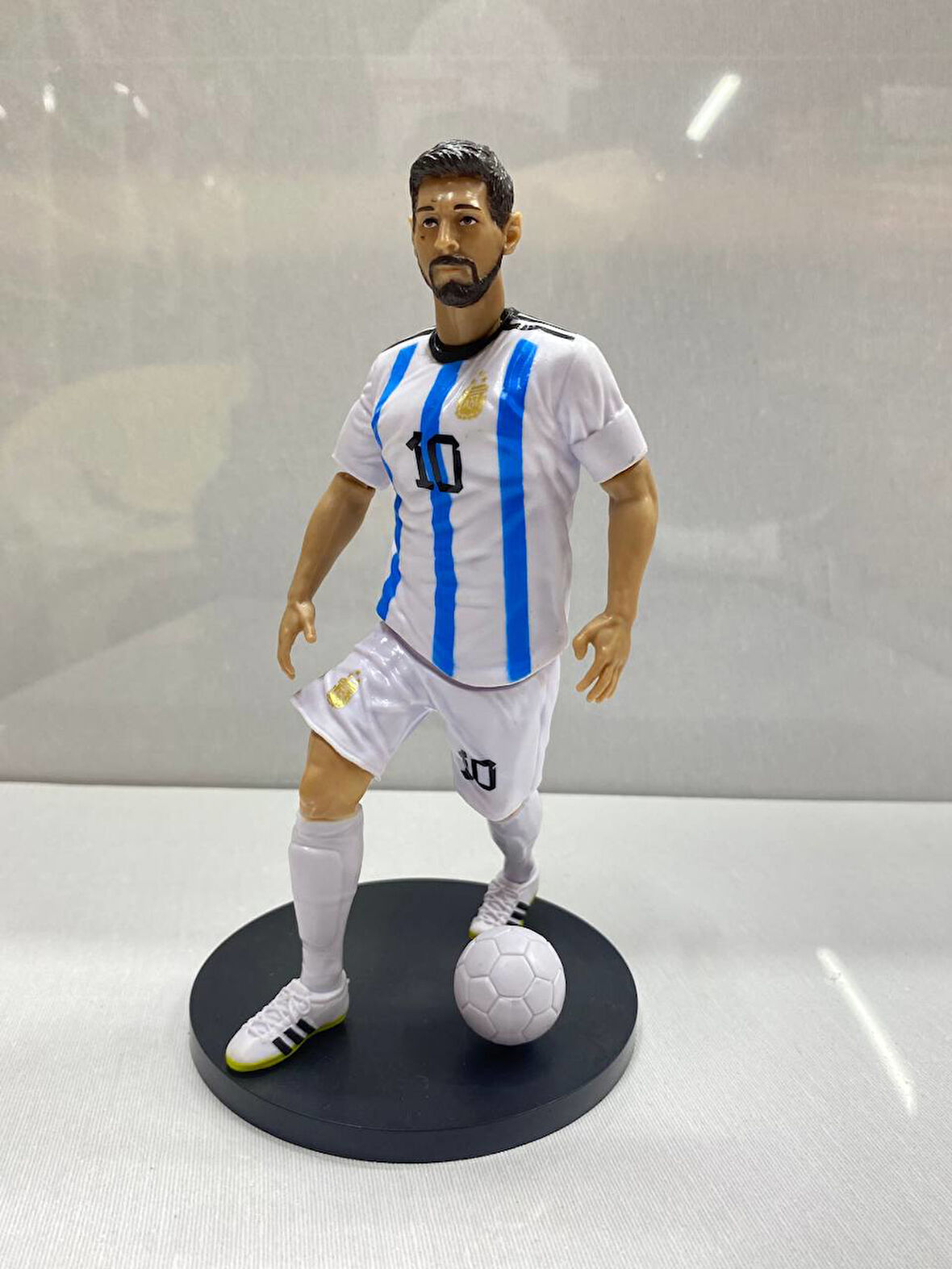 Sallanan Kafa Biblo Futbol - Beyaz Messi