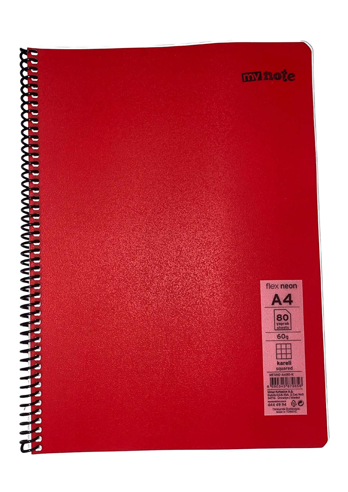 Mynote Flex Neo Defter A4 80 Yp Kareli