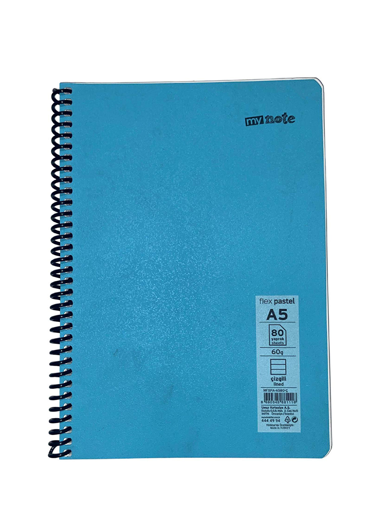 Mynote Flex Pastel A5 Defter Çizgili 80 yp