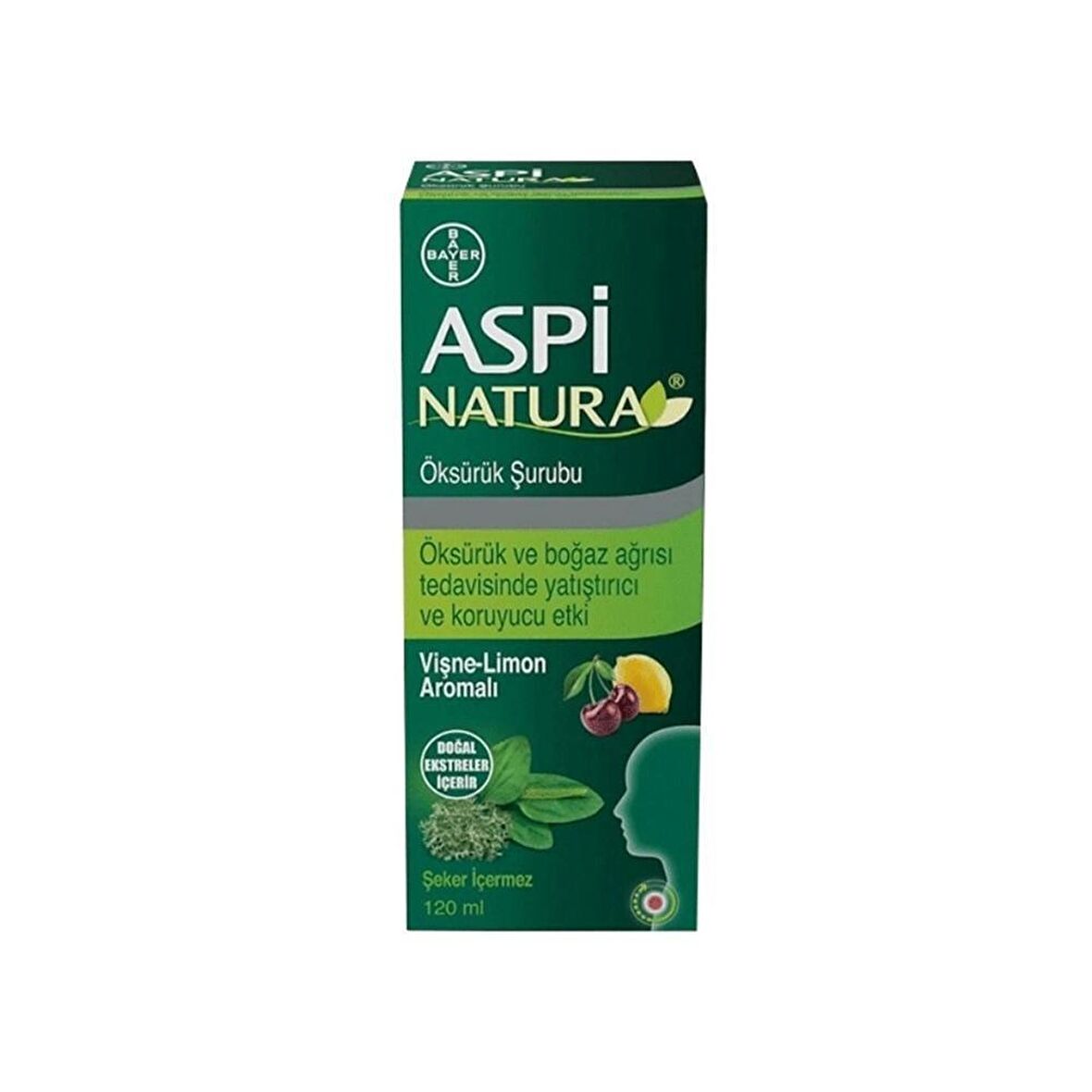 Aspi Natura Öksürük Şurubu Vişne-Limon Aromalı 120ml