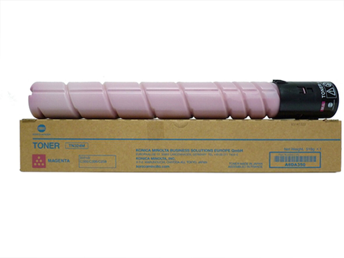 TN-324M Kırmızı Toner Orjinal, Bizhub C258, C368, A8DA350