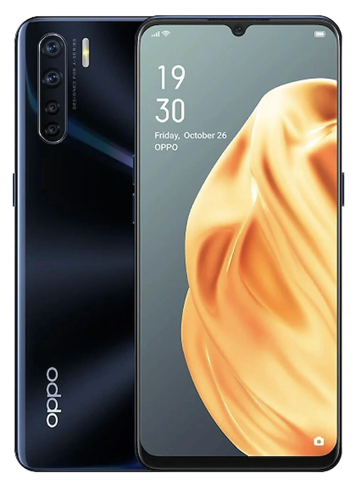 YENİLENMİŞ OPPO A91 128 GB SİYAH A KALİTE 12 AY GARANTİLİ 