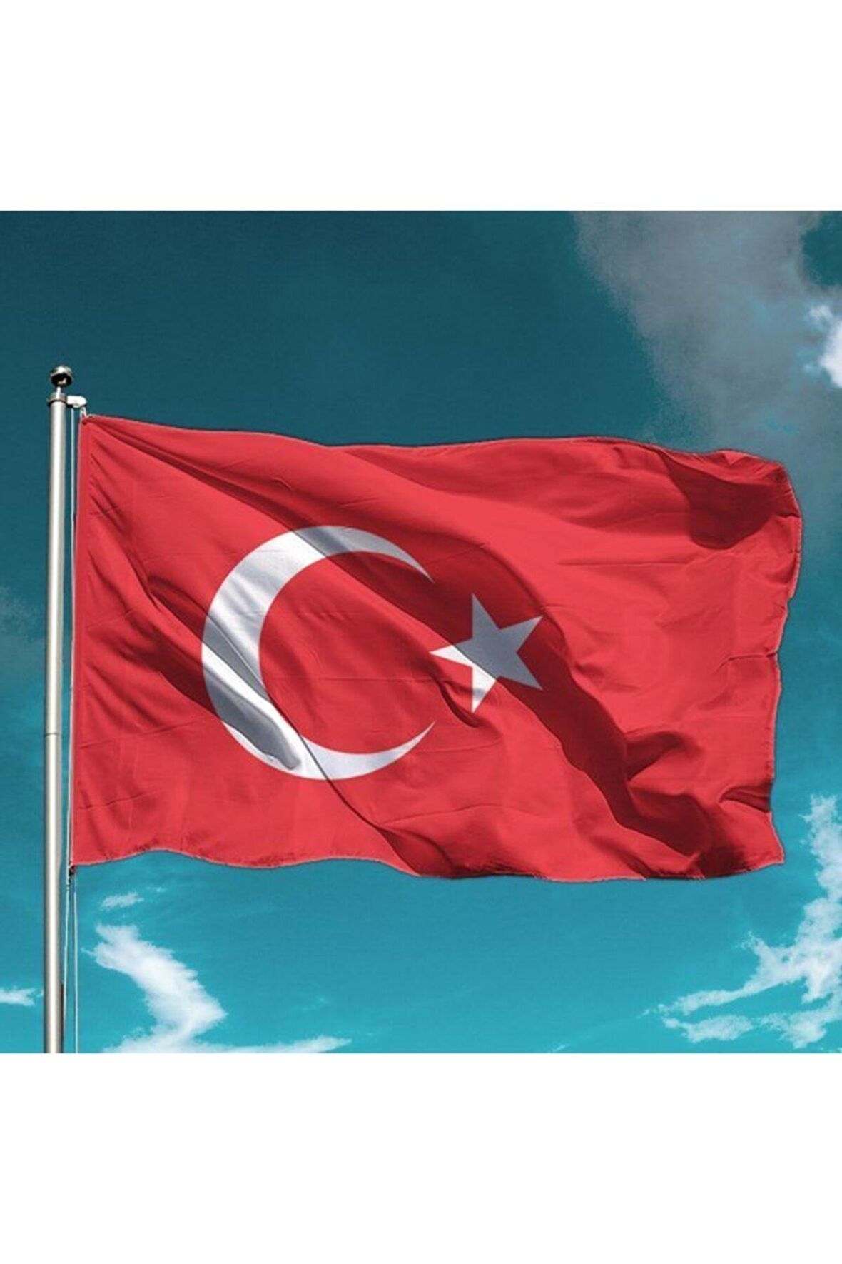 Türk Bayrağı 70x105 cm Alpaka Kumaş