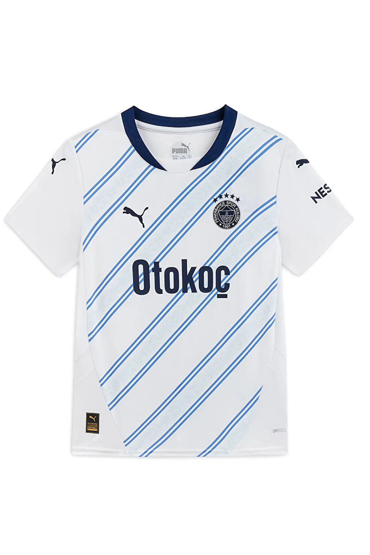 Fenerbahçe Puma  2024/25 Dış Saha Çocuk Beyaz Futbol Forması 77537102