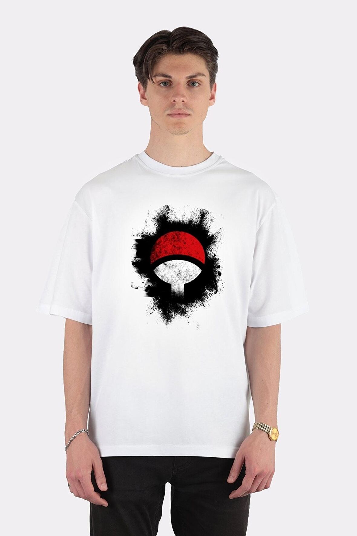 Unisex Beyaz Oversize T-shirt The Clan