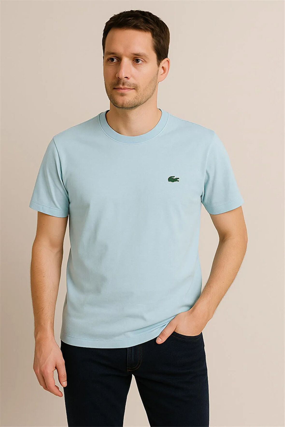 SU YEŞİLİ BİSİKLET YAKA T-SHIRT – SÜPREME