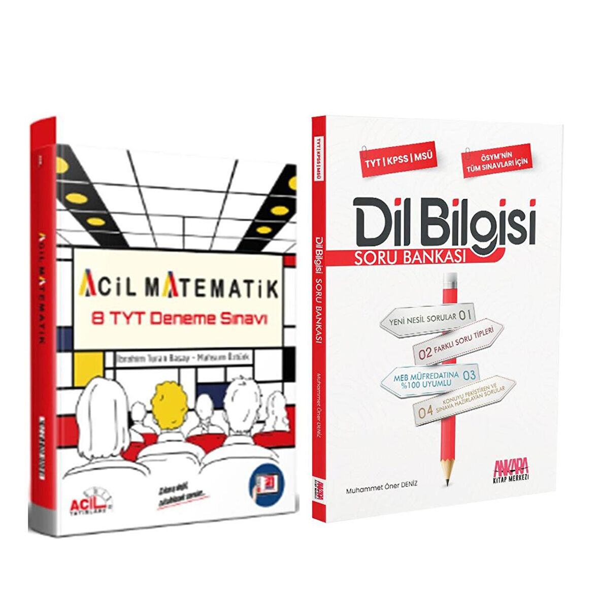 Acil TYT Son Seans 8 Rejenerasyon Matematik Deneme ve AKM Dil Bilgisi Soru Bankası Seti 2 Kitap