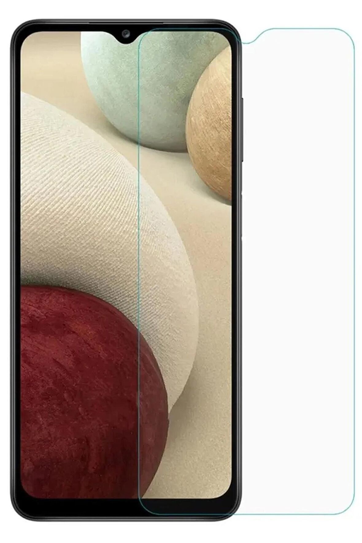 SAMSUNG  A02 UYUMLU KIRILMAZ CAM TEMPERLİ DARBELERE DAYANIKLI 9H