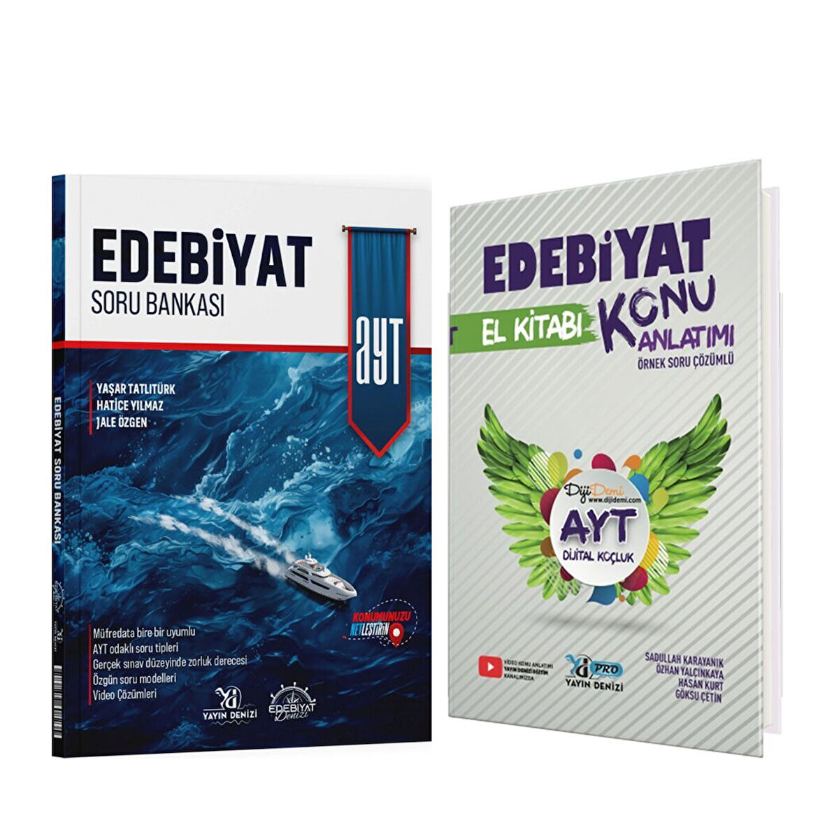 Edebiyat Denizi AYT Edebiyat Soru Bankası ve Yayın Denizi Pro Konu Seti 2 Kitap