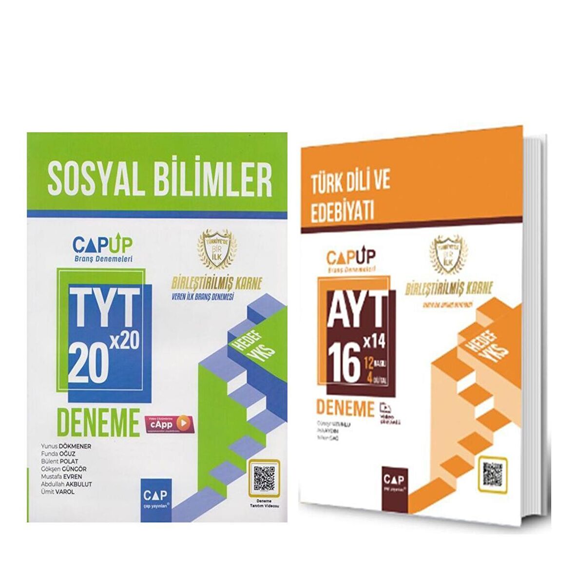 Çap Yayınları TYT AYT Sosyal Bilimler Deneme Seti 2 Kitap