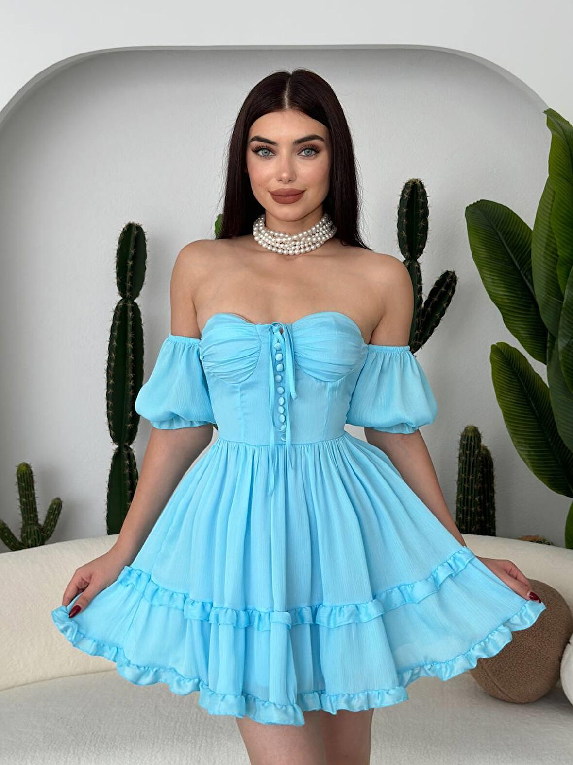 JANES Vingo Mini Elbise