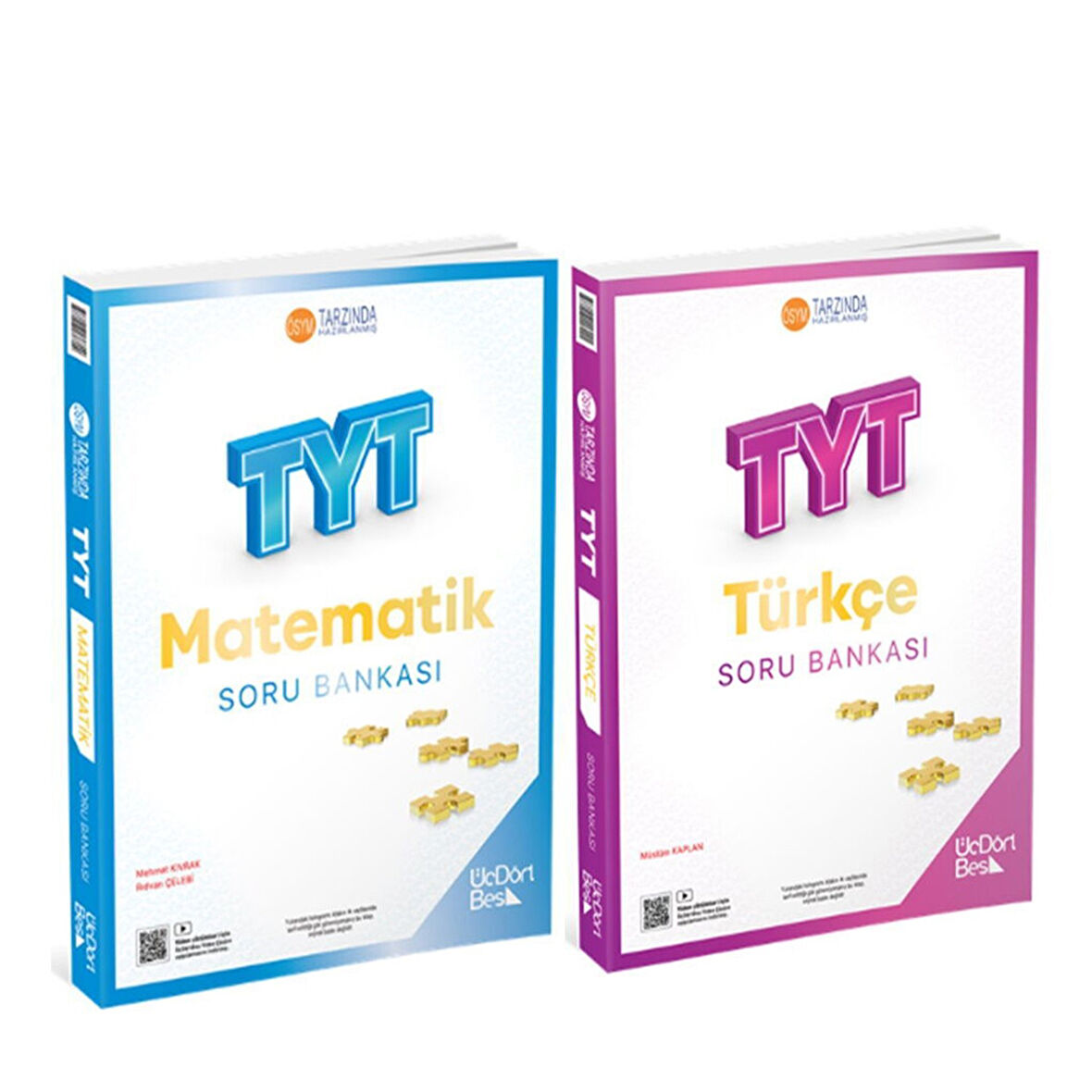 Üç Dört Beş TYT Türkçe ve Matematik Soru Bankası 2 Kitap Set