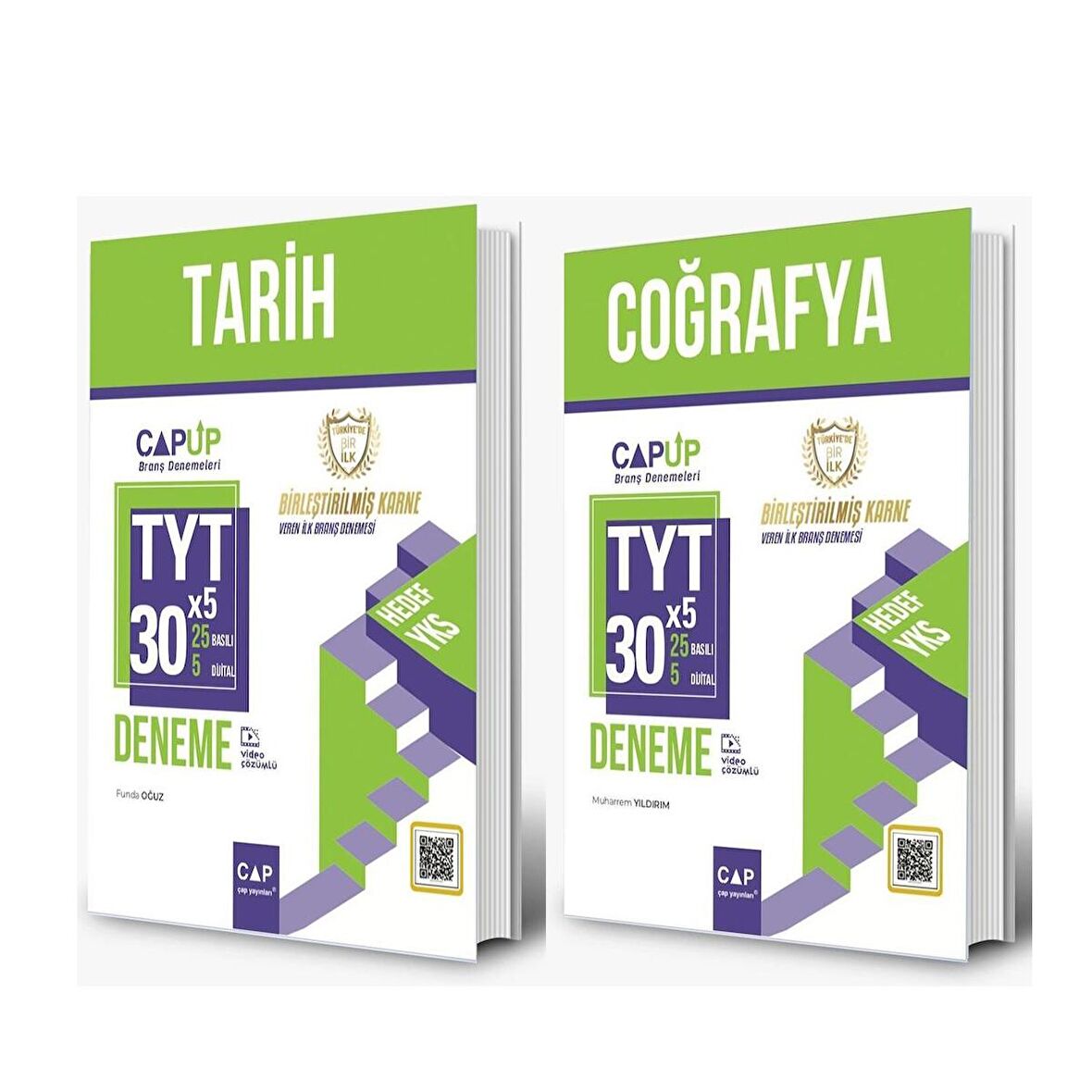 Çap Yayınları TYT Tarih ve Coğrafya Deneme Seti 2 Kitap