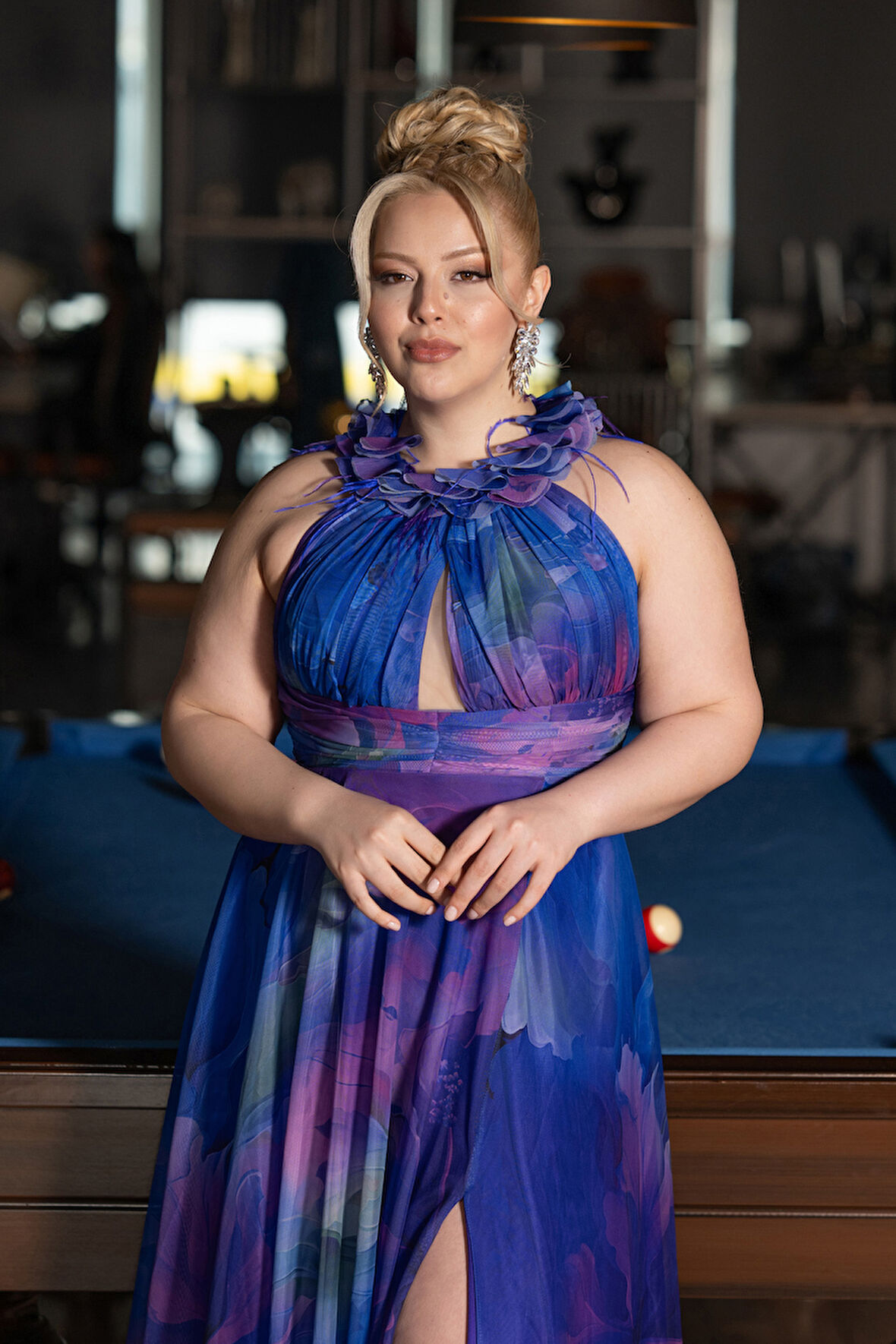 Empirme Uzun Büyük Beden Mezuniyet Elbisesi ABU4902