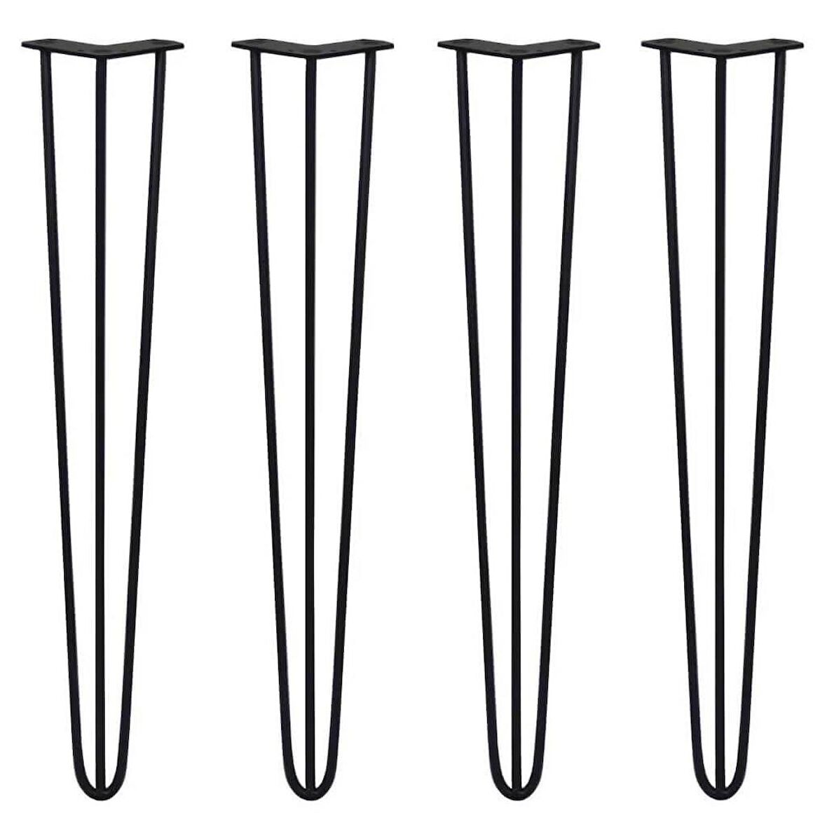 Metal Firkete Demir Masa Sehpa Ayağı 80 Cm