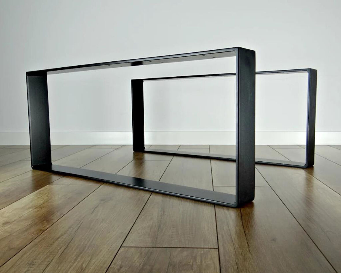40 Cm Sehpa Ayağı Metal Balkon Sehpası Ayağı Dikdörtgen