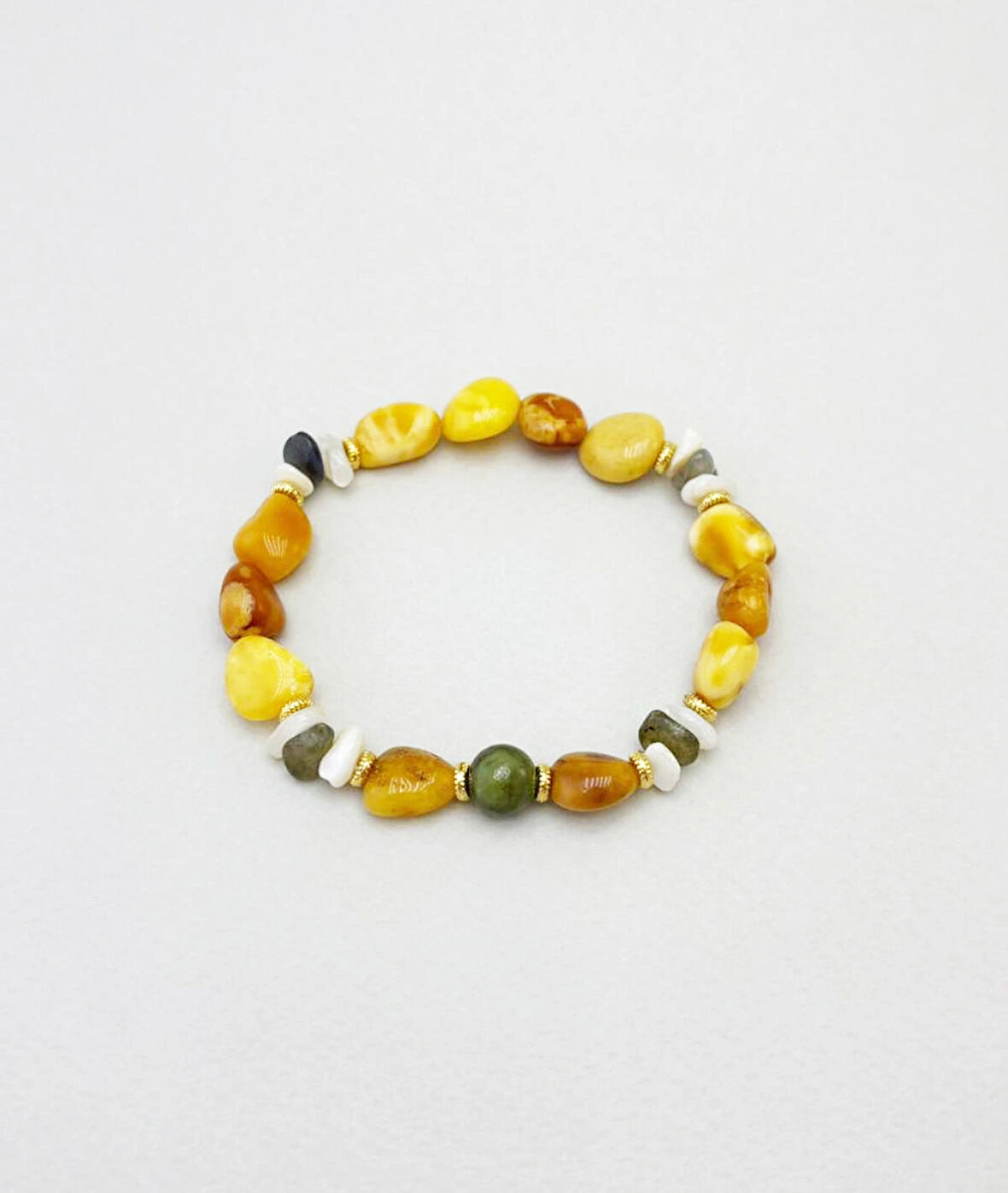 Seccar Damla Kehribar, Yeşim Taşı Bileklik