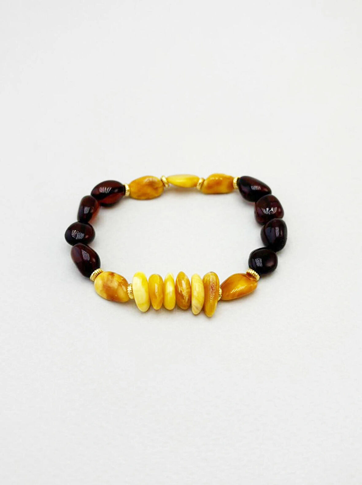 Seccar Damla Kehribar, Kahverengi Damla Kehribar Bileklik