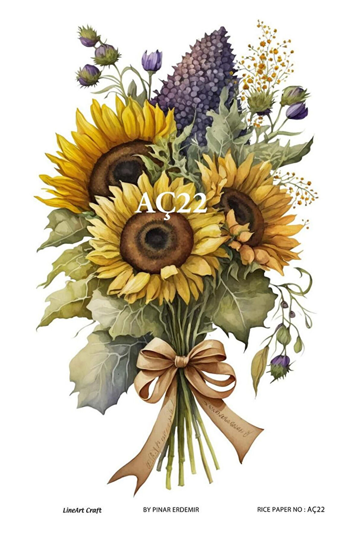 Lineart Pirinç Dekopaj Kağıdı AÇ22