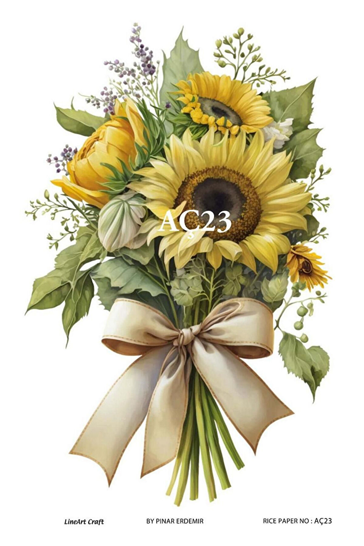 Lineart Pirinç Dekopaj Kağıdı AÇ23