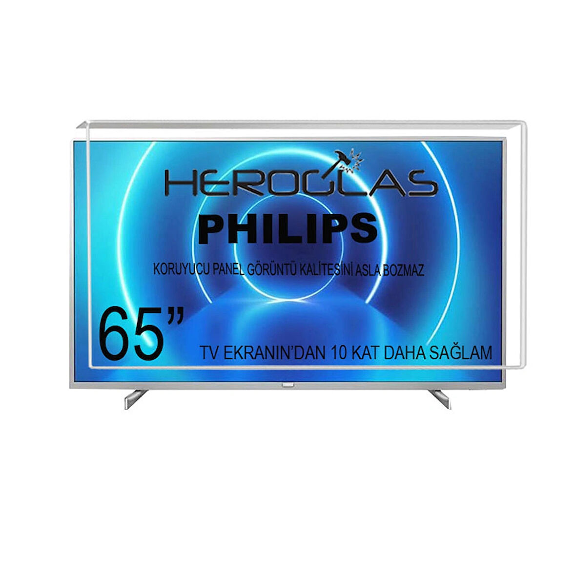  Heroglas PHILIPS 65PUS7805 65'' Inç 165 Ekran Tv Ekran Koruyucu