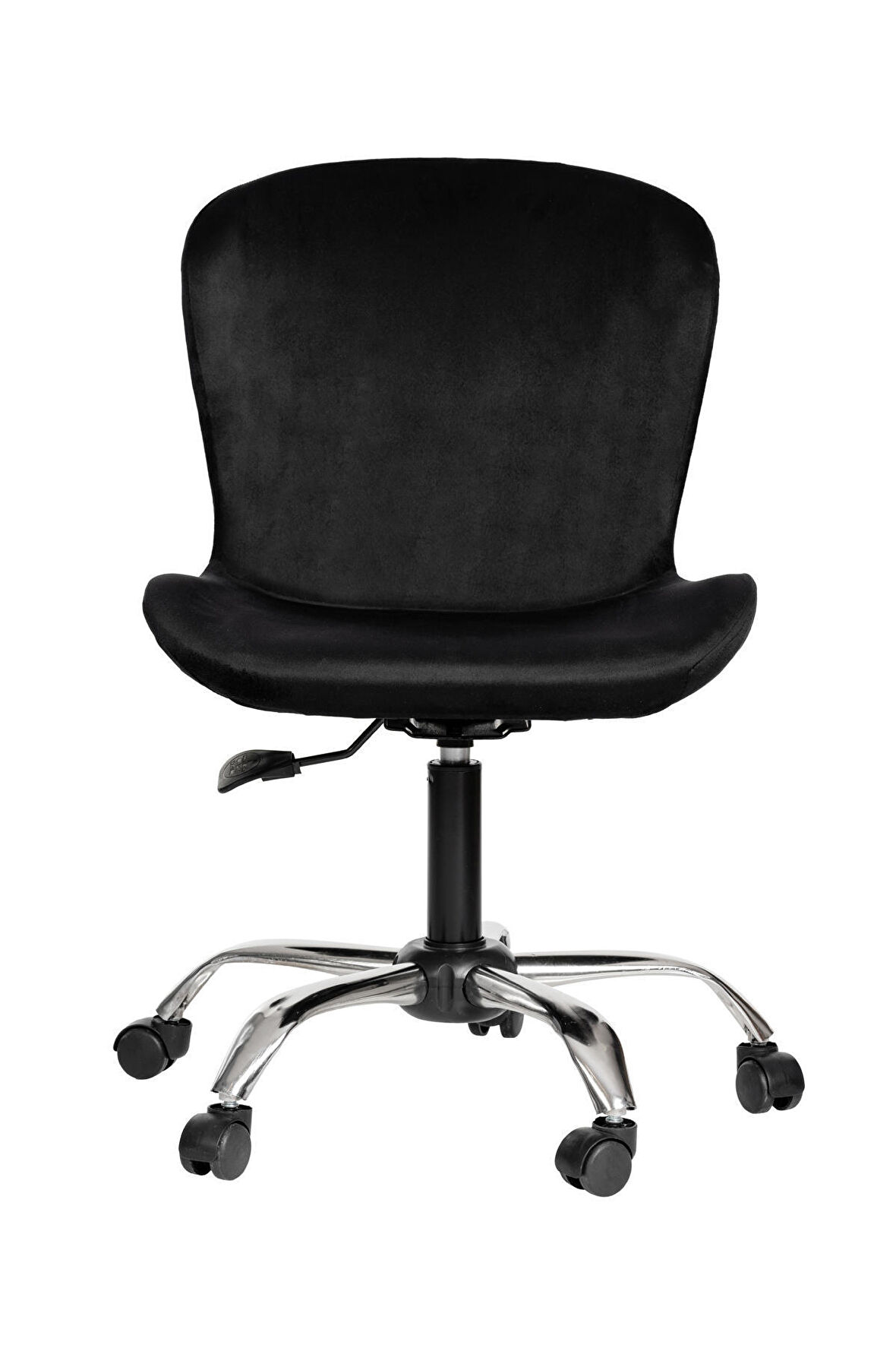 Krom Metal Ayaklı Ofis Çocuk Odası Çalışma Sandalyesi (AYARLANILABİLİR)
