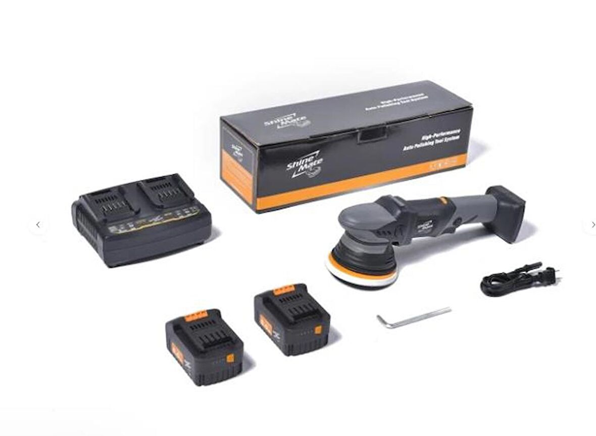 Shine Mate EB351 5/15 Akülü Orbital Polisaj Makinesi