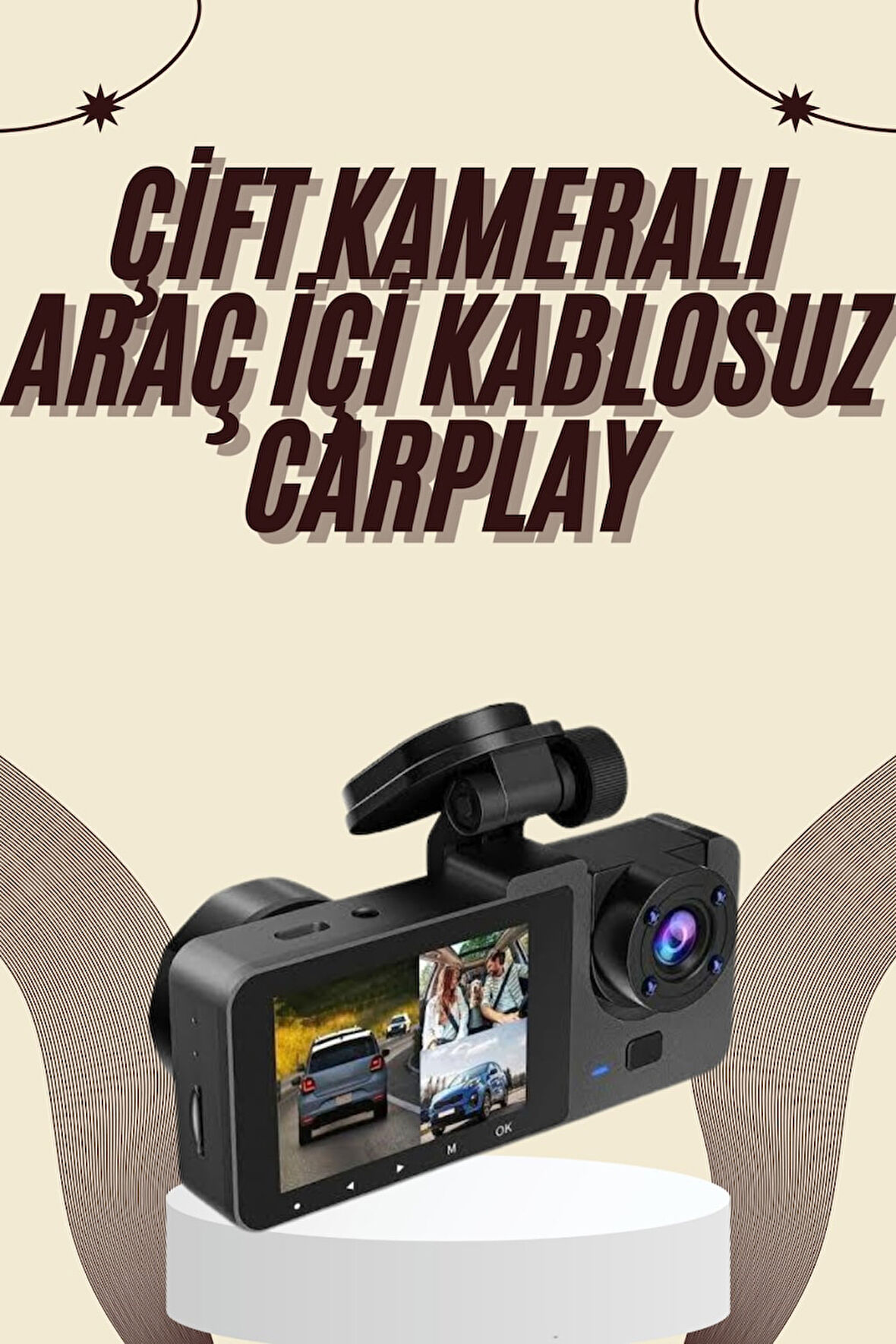 Araç İçi 3’lü Full HD Kamera Sistemi