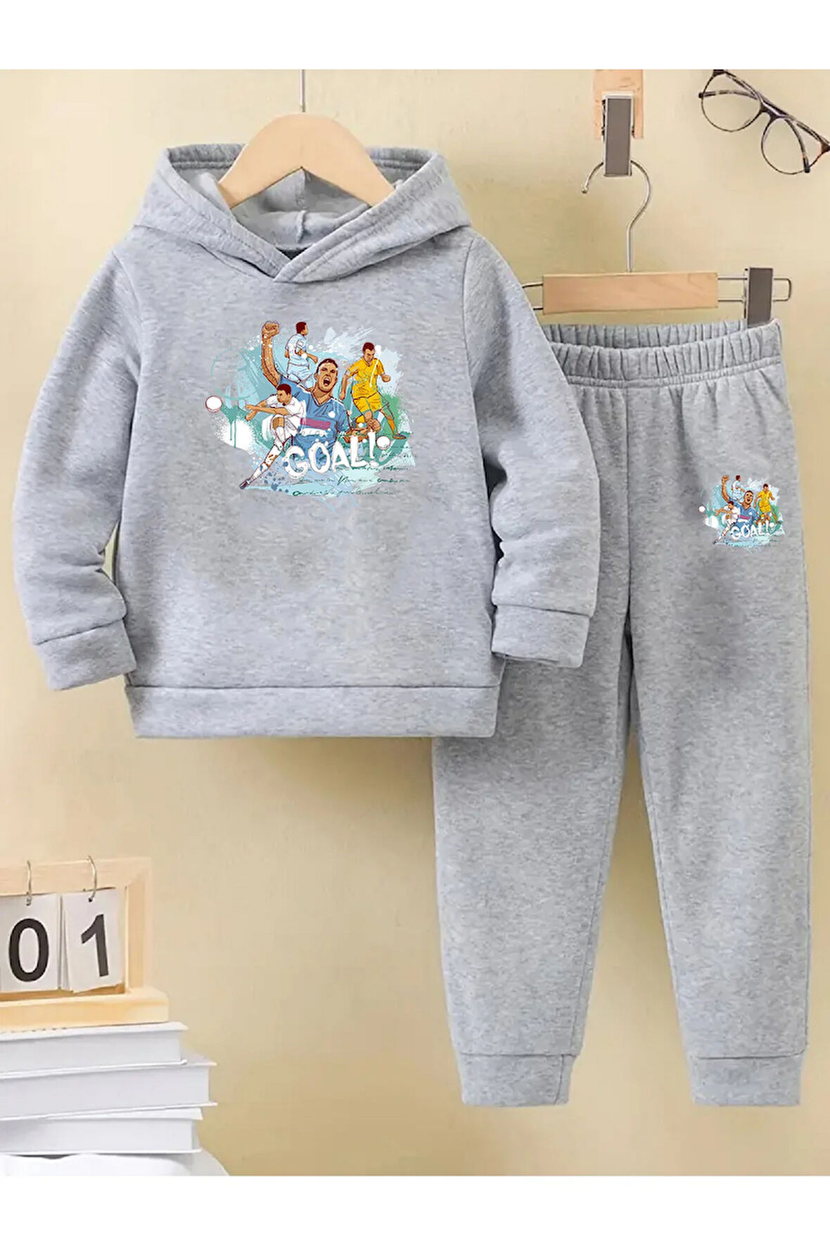 Kışlık Erkek Çocuk Eşofman Takımı 5 6 7 8 9 10 11 12 Yaş Futbol