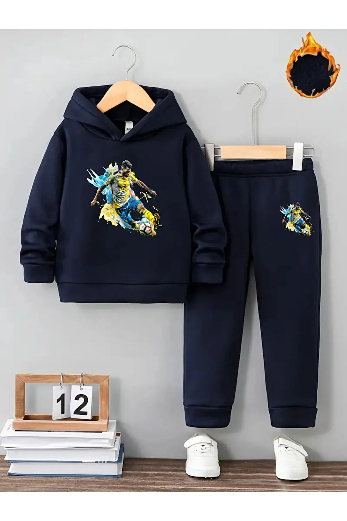 Kışlık Erkek Çocuk Eşofman Takımı 5 6 7 8 9 10 11 12 Yaş Futbol