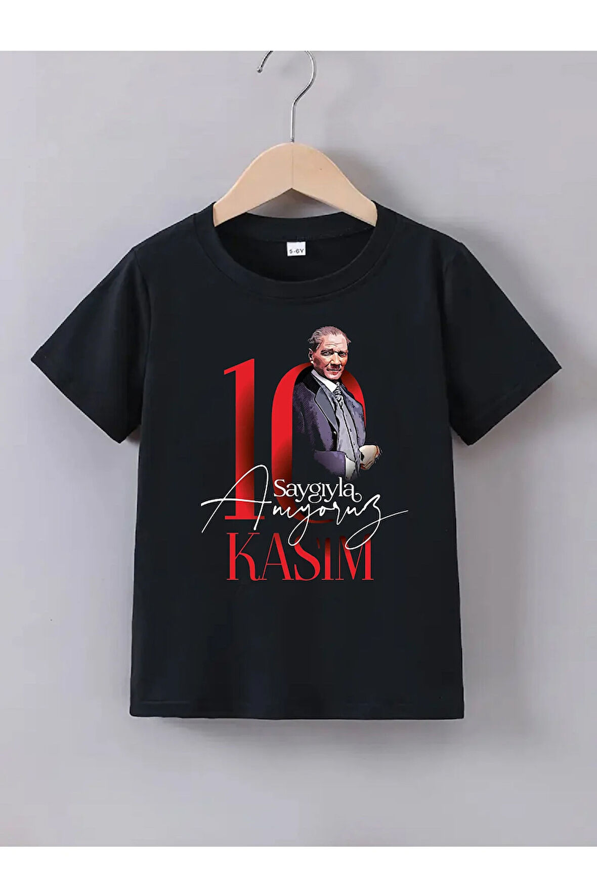 Tekli ve 3lü Pamuk Kız Erkek Çocuk Atatürk Baskılı Tshirt Tişört 5 6 7 8 9 10 11 12 13 14 yaş