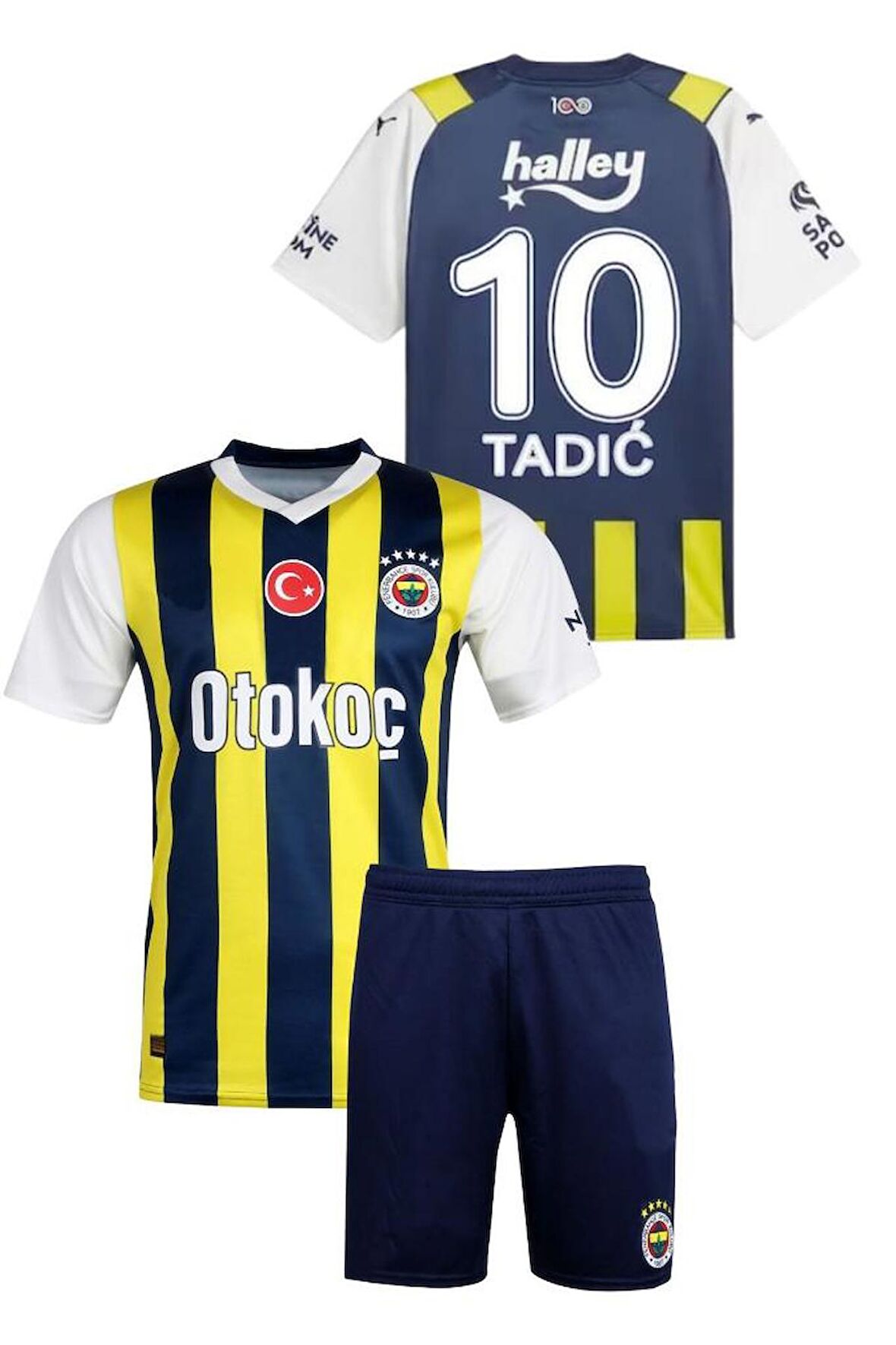 Fenerbahçe Yeni Sezon 23-24 Tadic Çocuk Futbol Forması ve Şort Takımı
