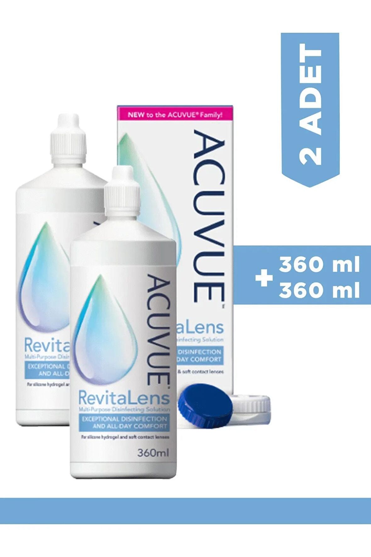 ACUVUE Revitalens Solusyon 360 ML + 360 ML 2'Lİ SET