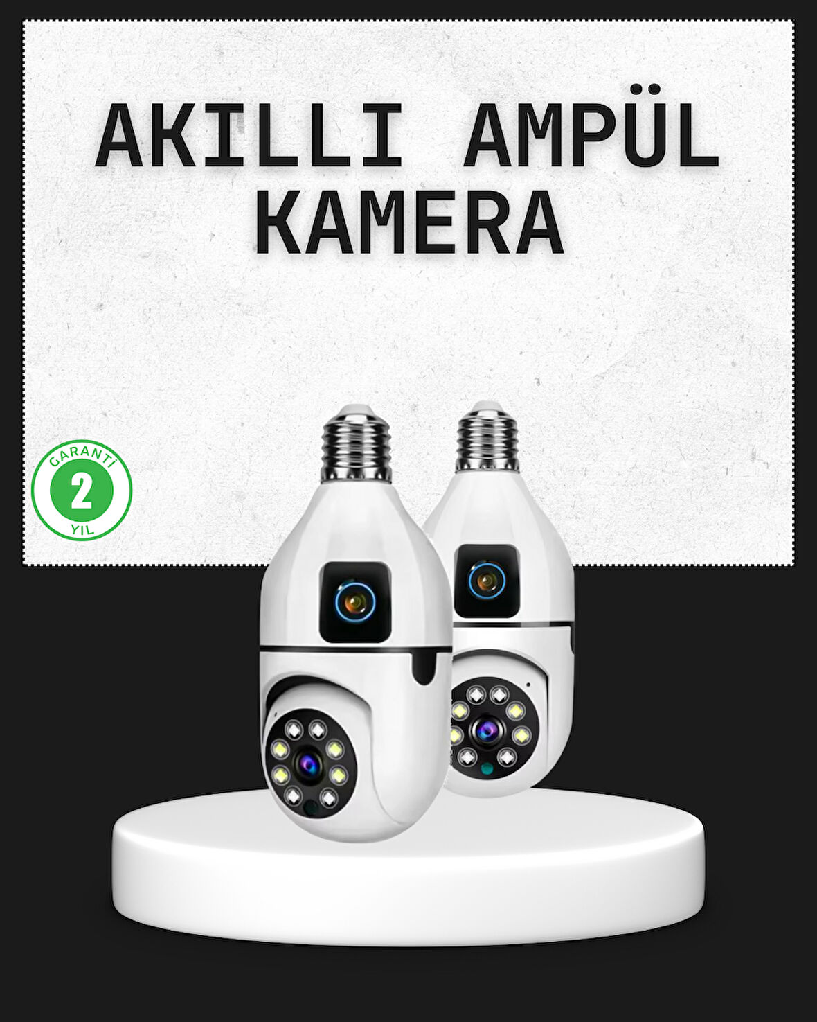 Tak Çalıştır Ampul Kamera – Full HD 1080P Kablosuz Güvenlik Çözümü