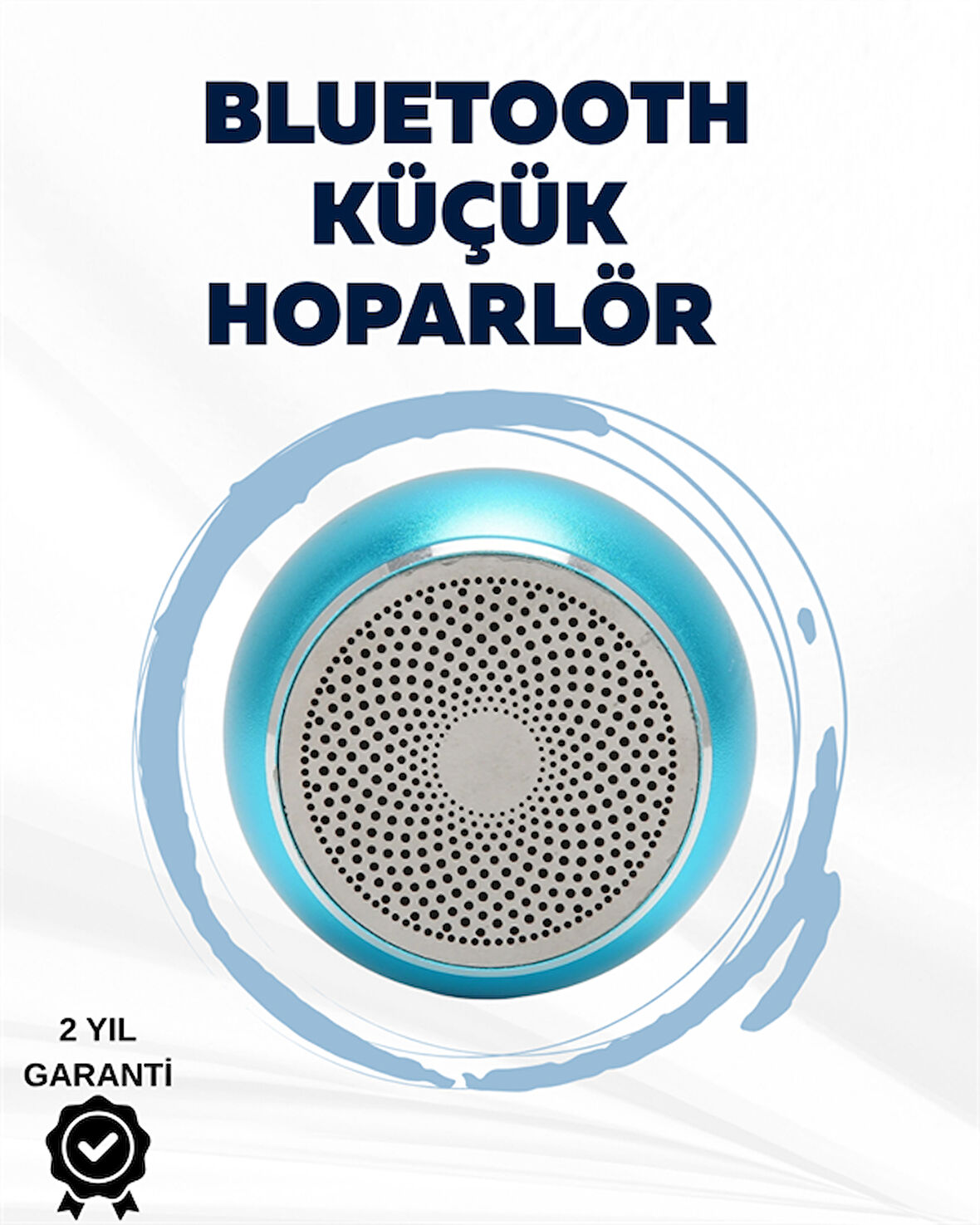 Alüminyum Gövdeli Mini Bluetooth Hoparlör – Dayanıklı ve Şık Tasarım
