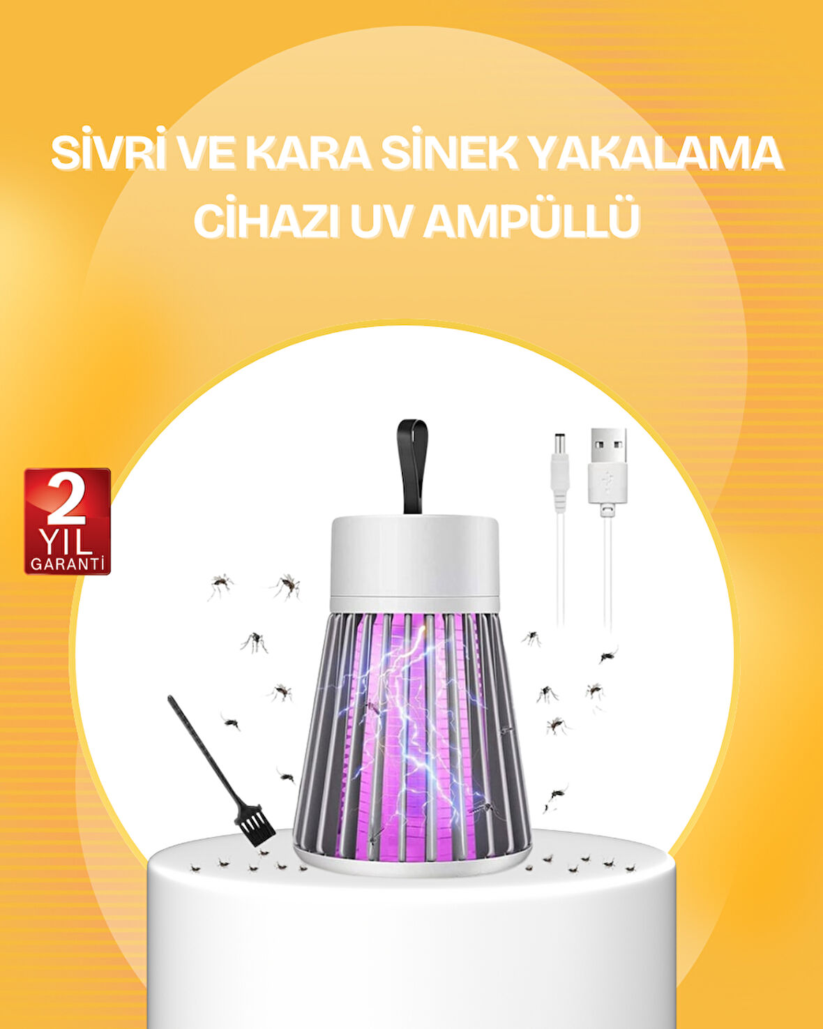 Sessiz ve Güvenli Sivrisinek Kovucu Lamba