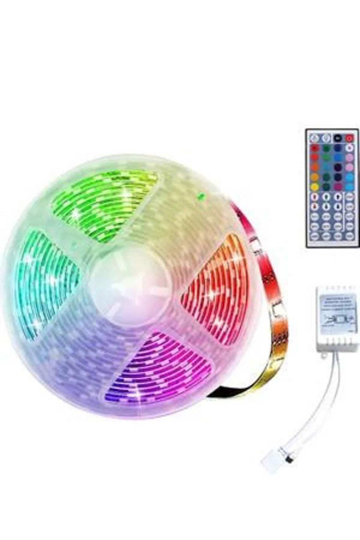 RGB Neon Şerit Led Lamba 10 Metre İç Mekan Tasarımına Uygun