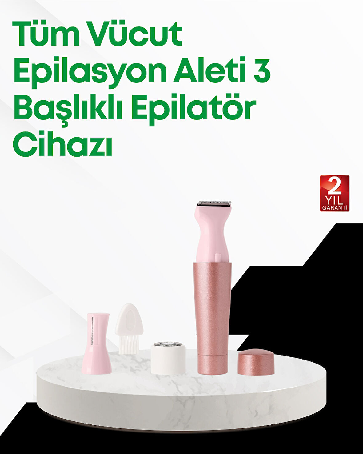 Yüz ve Beden İçin Portatif Tüy Alma Cihazı